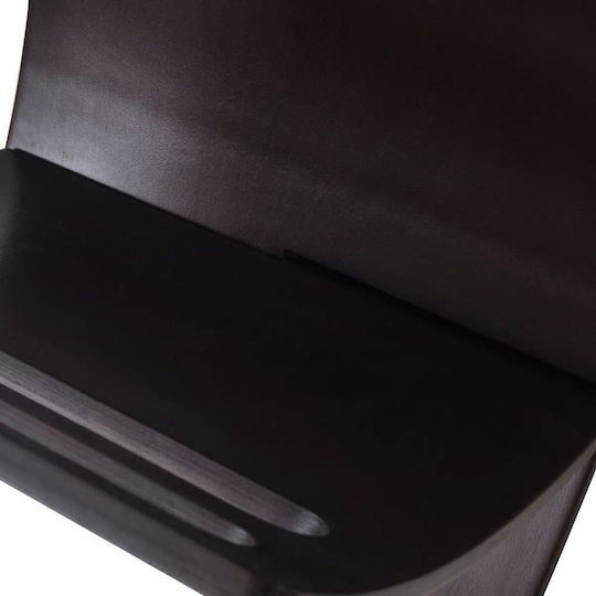 vidaXL Wooden Magazine Rack Brown 29.5x26.5x29.5cm