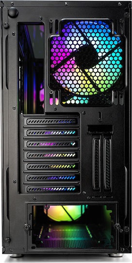 Fractal Design Define S2 Vision RGB Геймърско бюро Пълна кула Компютърна кутия със страничен прозорец Черен