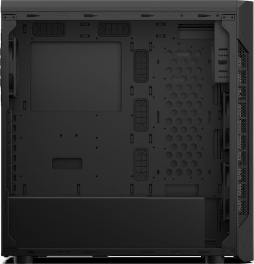 SilentiumPC Armis AR7 TG Gaming Midi Tower Κουτί Υπολογιστή με Πλαϊνό Παράθυρο Μαύρο