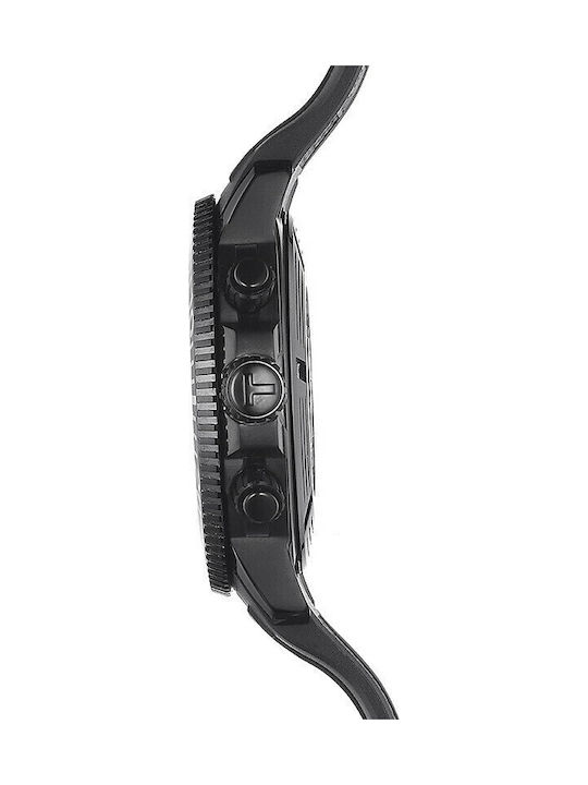 Tissot Seastar 1000 Мъжки Часовник 45.5 мм Хронограф На Батерия С Черна Каучукова Каишка