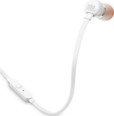 JBL T110 In-ear Handsfree με Βύσμα 3.5mm Λευκό