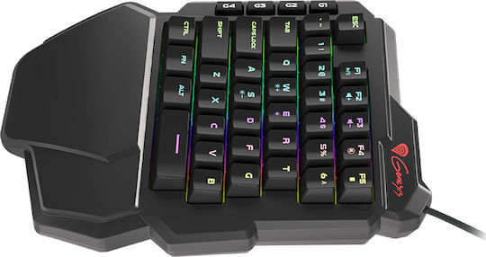 Genesis Thor 100 Gaming KeyPad mit Outemu Rot Schaltern und RGB-Beleuchtung (Englisch US)