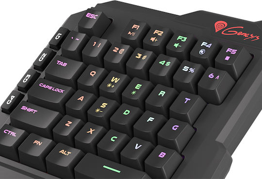 Genesis Thor 100 Gaming KeyPad mit Outemu Rot Schaltern und RGB-Beleuchtung (Englisch US)