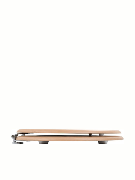 vidaXL Wooden Toilet Seat Bamboo 43.7cm