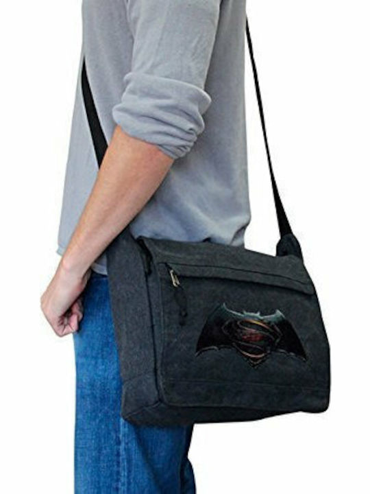 Abysse Dc Comics Batman Vs Superman Logo Messenger Bag Kinder Rucksack Umhängetasche Schwarz Abysse Dc Comics Batman Vs Superman Logo Messenger Bag Kinder Rucksack Umhängetasche Schwarz