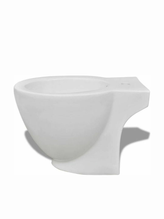 vidaXL Bidet Boden 40x58cm Weiß