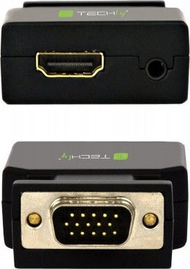 Techly Konverter VGA männlich zu 3.5mm / HDMI / Micro-USB weiblich 1Stück IDATA VGA-HDMINI