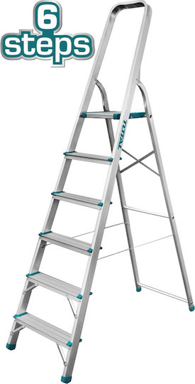 Total Scară de aluminiu Scară Aluminiu cu 5+1 Trepte 260buc
