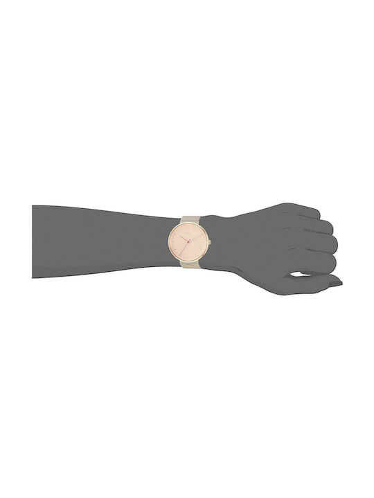 Fossil The Essentialist Uhr mit Rose Gold Metallarmband