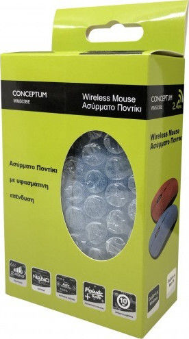 Conceptum WM504 Ασύρματο Ποντίκι Μαύρο