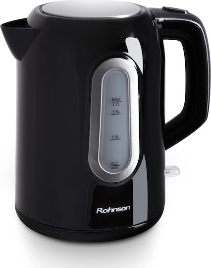 Rohnson Βραστήρας 1.7lt 2200W Μαύρος