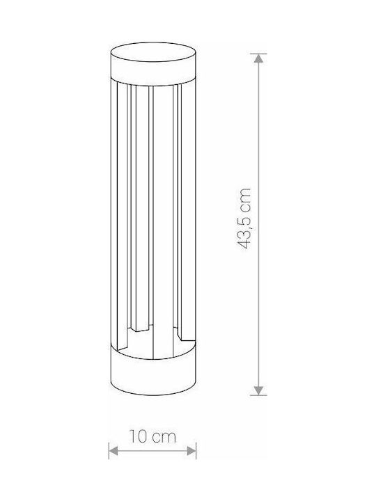 Nowodvorski Tepic Led Small Post Led 9W 43.5x10cm