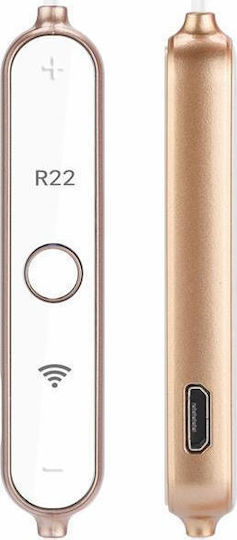 Wesdar R22 In-ear Bluetooth Handsfree Ακουστικά Λευκά