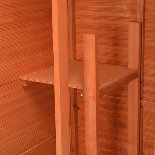 Wooden Garden Shed M0.71xW0.6xH2.13m