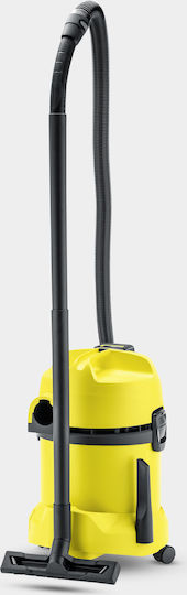 Karcher Vacuum WD 3 Battery Set Rechargeable Vacuum Wet / Dry with Plastic Bin 17lt