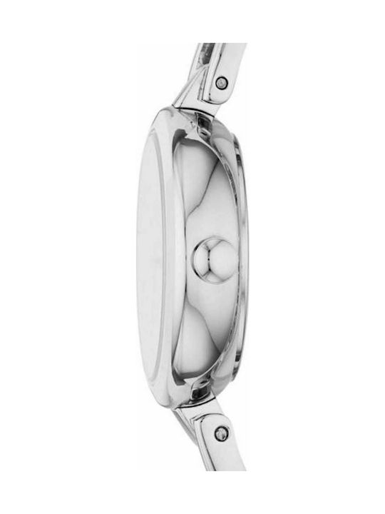 DKNY Crosswalk Watch with Silver Metal Bracelet