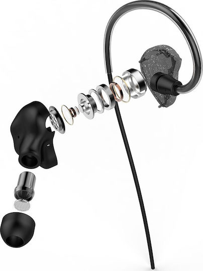 UiiSii CM5 In-Ear Freihändig Kopfhörer mit Stecker 3.5mm Schwarz