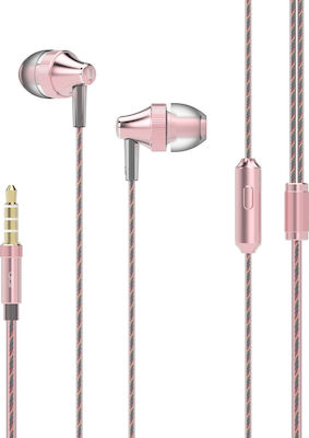 UiiSii HM6 In-ear Handsfree with 3.5mm Connector Pink