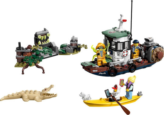 LEGO Partea Ascunsă Barcă Distrusă Cu Creveți Pentru 7+ Ani