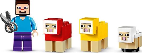 LEGO Minecraft The Wool Farm for 7+ Years 260 Pieces