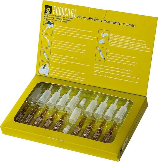 Cantabria labs Endocare Concentrate Moisturizing & Anti-Aging Face Serum with Vitamin C & Vitamin E for Detoxifying & Brightening 7x1ml