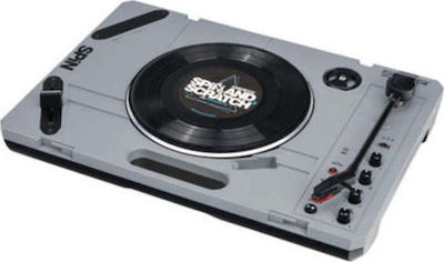 Reloop Spin Turntables with Preamp and Built-in Speakers Gray