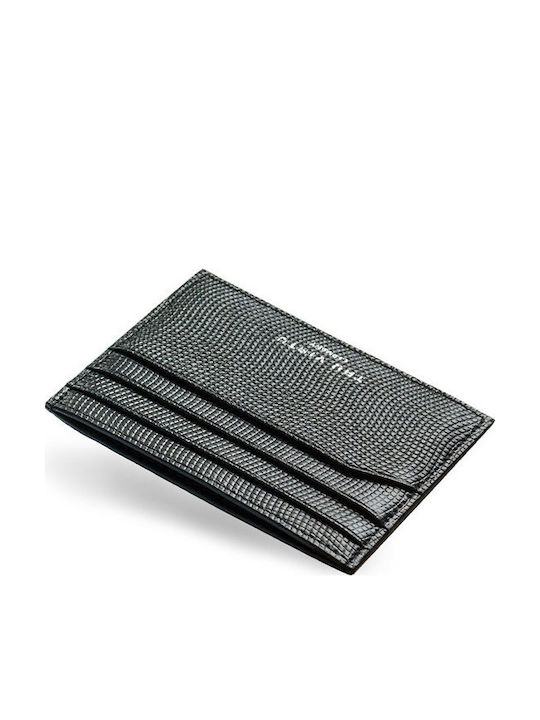 Wallet Soft Δερμάτινο Ανδρικό Πορτοφόλι Καρτών Μαύρο