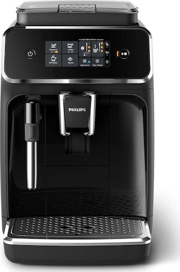 Philips Automatic Espresso Machine 1500W Pressure 15bar with Grinder Black EP2224/40