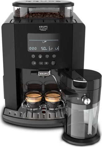 Krups Arabica Latte 1450W Налягане 15бар за капучино с мелачка Черна