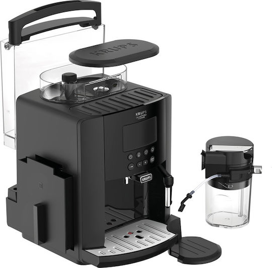 Krups Arabica Latte 1450W Налягане 15бар за капучино с мелачка Черна