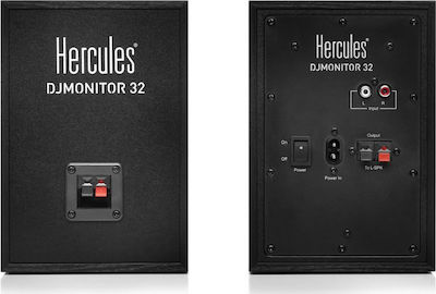 Hercules Monitor 32 Difuzoare active Studio Monitor 2 Nr. de șoferi 30W (Pereche) Negru