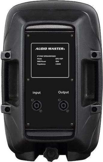 Audio Master SPS-108P Пасивен Говорител PA 80W με Woofer 8" 25.5x20x38.5εκ.