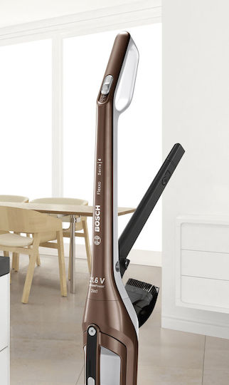 Bosch Flexxo BCH3K210 Презареждаща Вертикална Прахосмукачка 2 В 1 Stick И Ръчна 21.6V Кафява