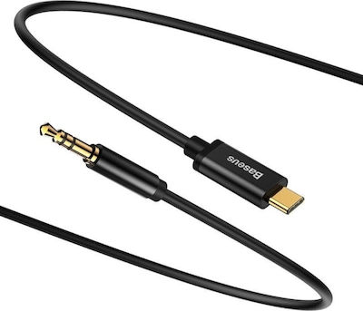 Baseus Yiven USB 2.0 Kabel USB-C männlich - 3.5mm Schwarz 1.2m (CAM01-01)