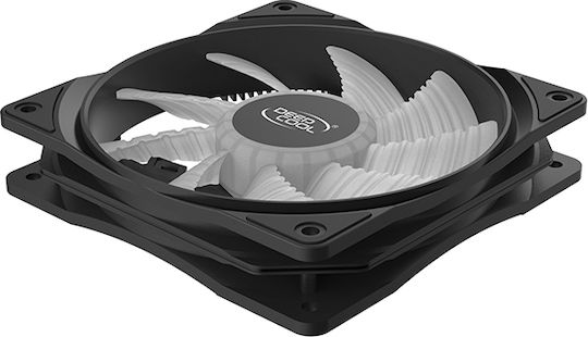 Deepcool RF120 Case Fan 1300rpm 48.9cfm with White Lighting and 3-Pin 4-Pin Molex Connection