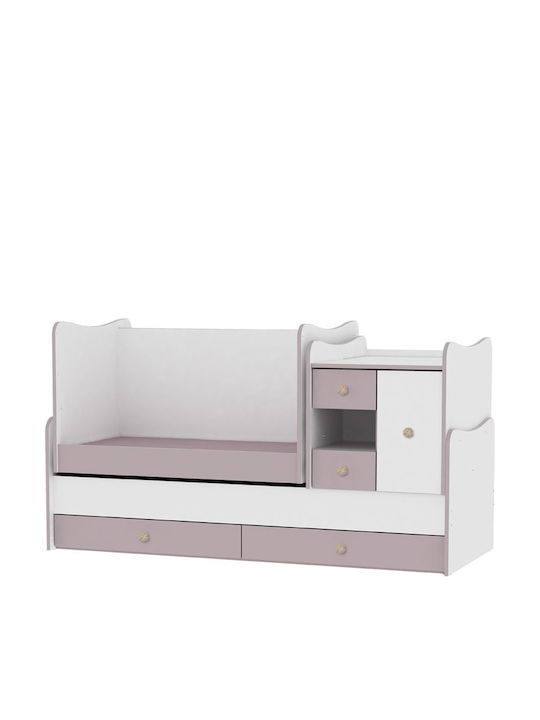 Lorelli Κούνια Πολυμορφική Minimax White & Cappuccino για Στρώμα 60x120cm