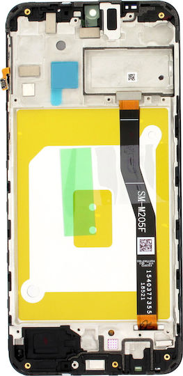 Samsung Screen with Touch Mechanism and Frame for Galaxy M20 (Black)