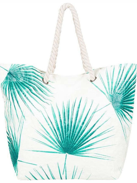 Roxy Waves Changes Fabric Beach Bag Green ERJBT03125 WBT0