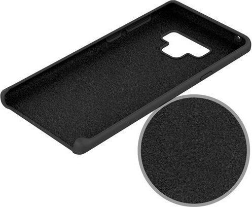 Hurtel Silicone Back Cover Black for Galaxy Note 9