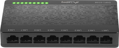Lanberg DSP1-0108 Unmanaged L2 Switch με 8 Θύρες Ethernet