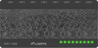 Lanberg DSP1-1008 Unmanaged L2 Switch με 8 Θύρες Gigabit (1Gbps) Ethernet