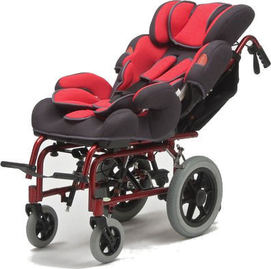 Alfa Care Ac58 Scaun Cu Rotile Pentru Copii 12" Pliabil Tip Simplu 30cm AC-58 Roșu