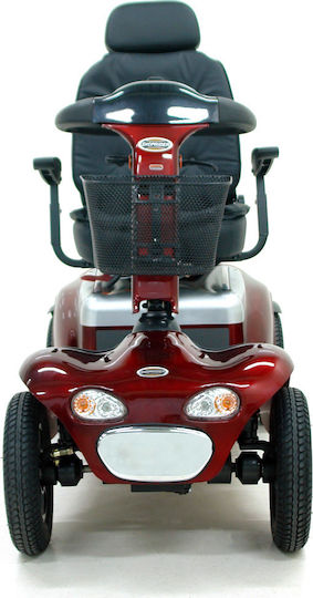 Shoprider DAKAR 889XLSBF 4WD TÜV Ready Folding Wheelchair Scooter with Simple Back Red