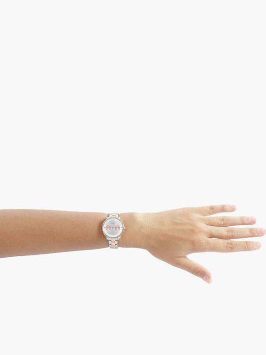 Furla Damen Uhr mit Silber Metallarmband