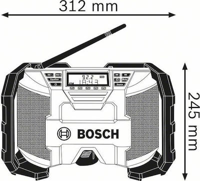 Bosch 0601429200 Портативно радио С батерия