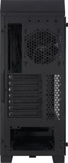 Inter-Tech X-908 Infini2 Gaming Midi Tower Κουτί Υπολογιστή με Πλαϊνό Παράθυρο και RGB Φωτισμό Μαύρο