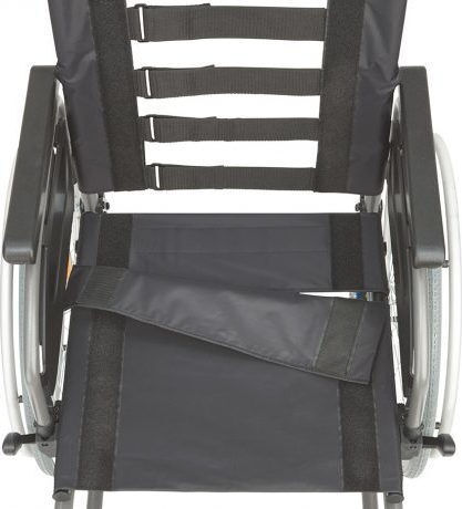 Bischoff & Bischoff Pyro Start Plus Wheelchair 24 Folding Light Type with Simple Back 46cm Silver