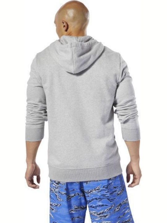 Ζακέτα με Κουκούλα Medium Grey Heather