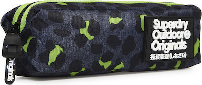 Superdry Montana Fold Pencil Case Barrel with 1 Compartment Multicolored G98003GR-animal