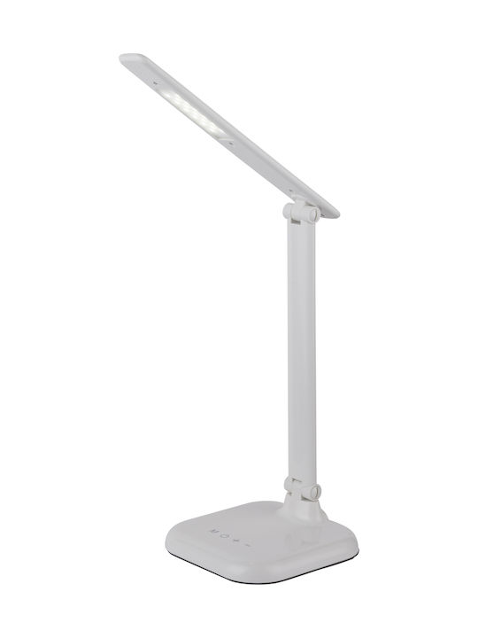 Globo Lighting Davos LED Schreibtischlampe faltbar in Weiß Farbe